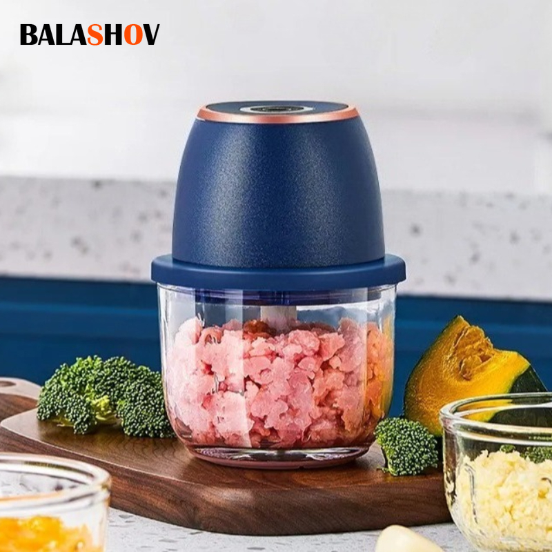 Health Wellness Lifestyle - 350ML Electric Meat Grinders Food Crusher