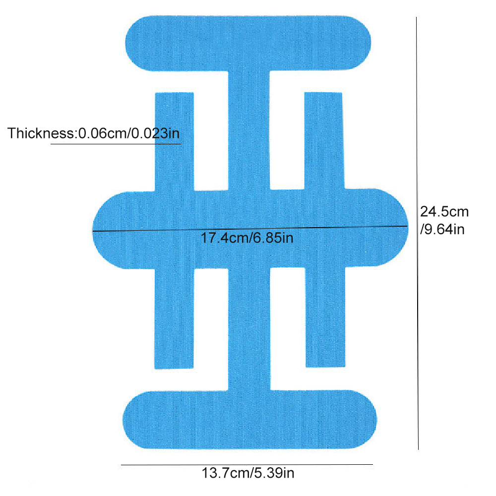 Pre-Cut Knee Kinesiology Tape  - Sports Taping Precut ulasan dan harga