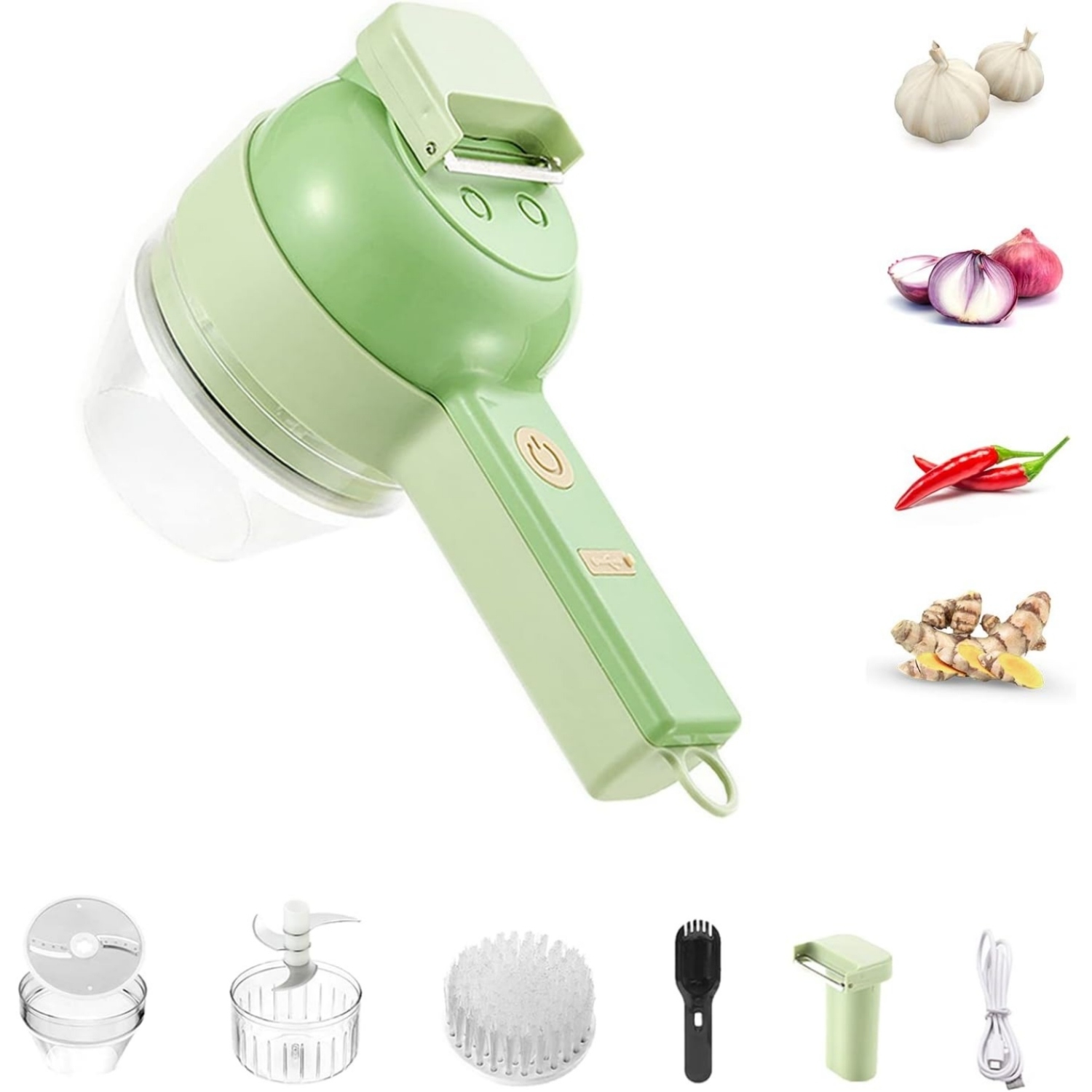 4 in 1 Auto Vegetable Chopper  - Health Wellness Lifestyle ulasan dan harga