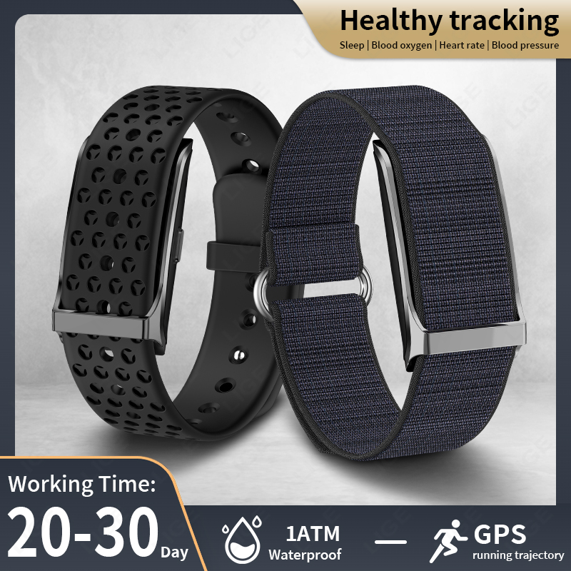 LIGE Smart Watch Heart Rate Bl - Health Wellness Bracelet ulasan dan harga