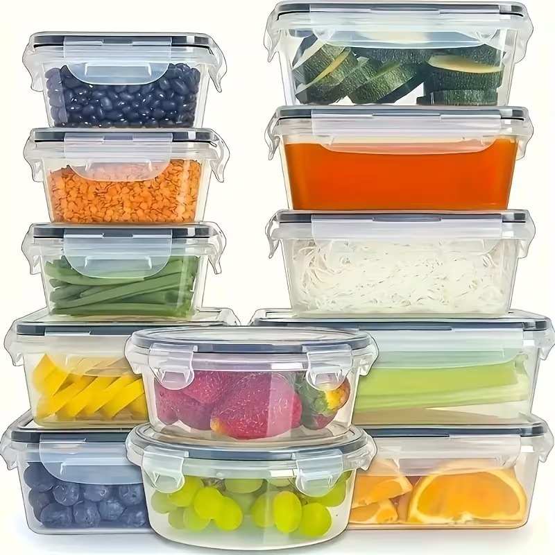 4-Piece Clear Food Storage Con - Health Wellness Lifestyle ulasan dan harga
