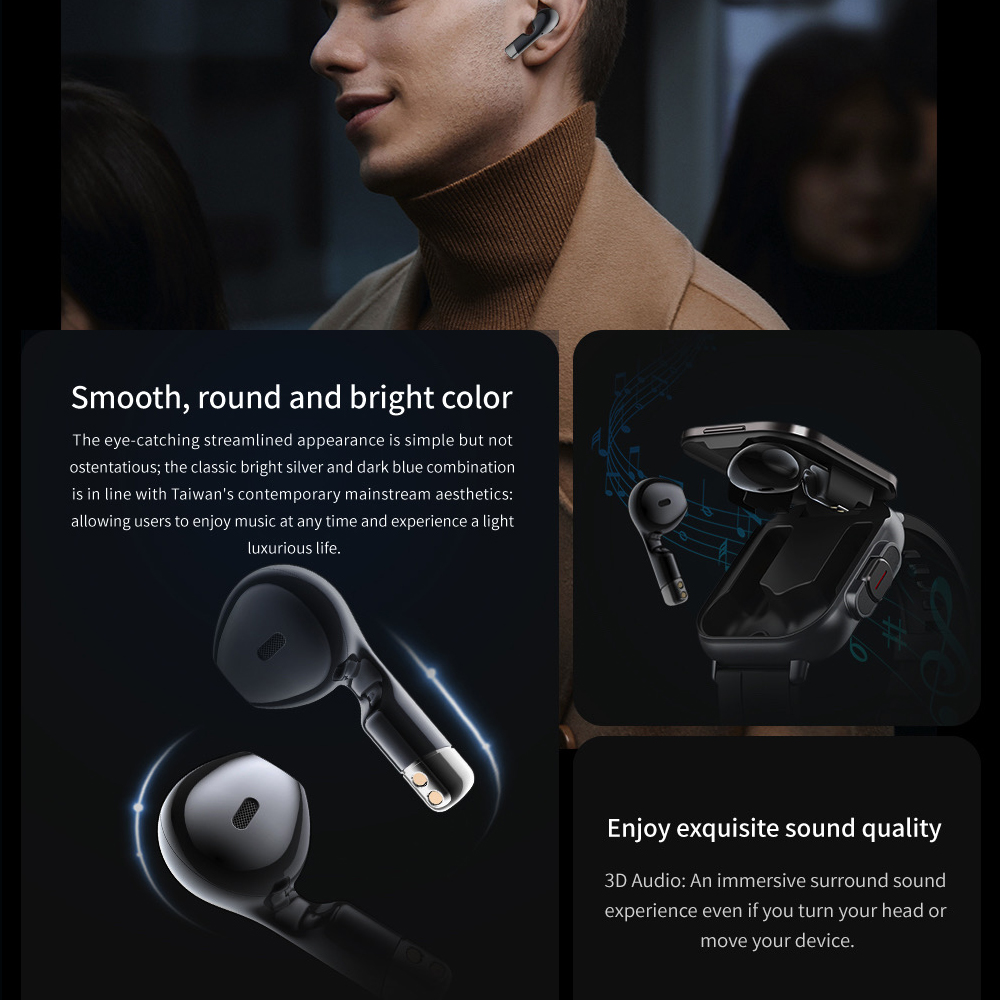 BT Call Blue Tooth Headphones  - Health Wellness Bracelet ulasan dan harga