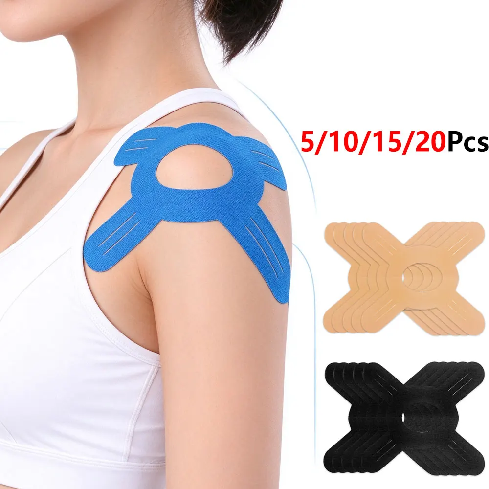 5/10/15/20Pcs Pre-Cut Cross Ki - Sports Taping Precut ulasan dan harga