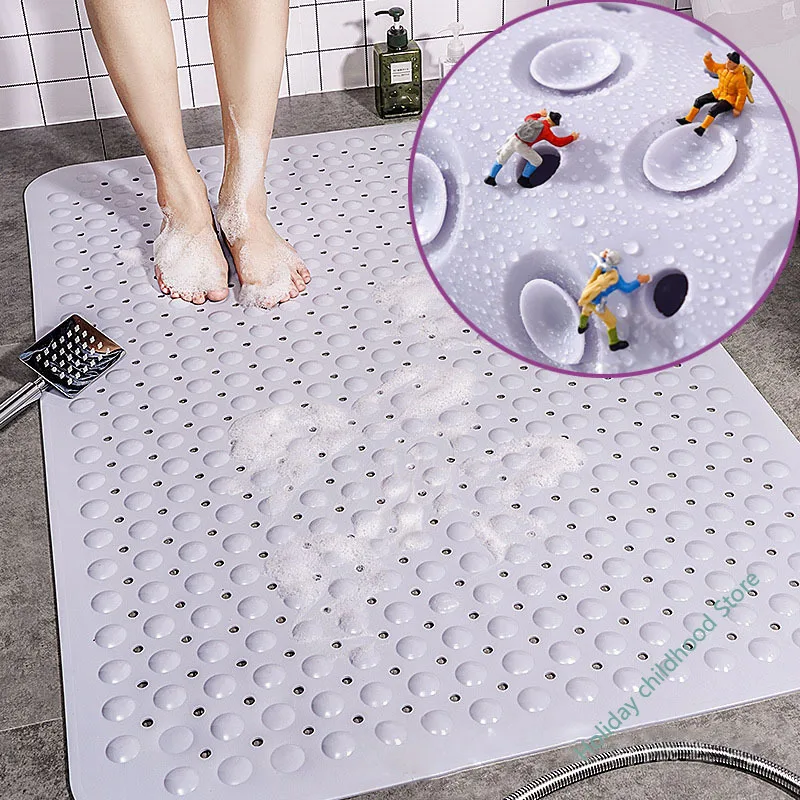 Pvc Non Slip Large Bath Mat Sa - Bamboo Bath Mat ulasan dan harga