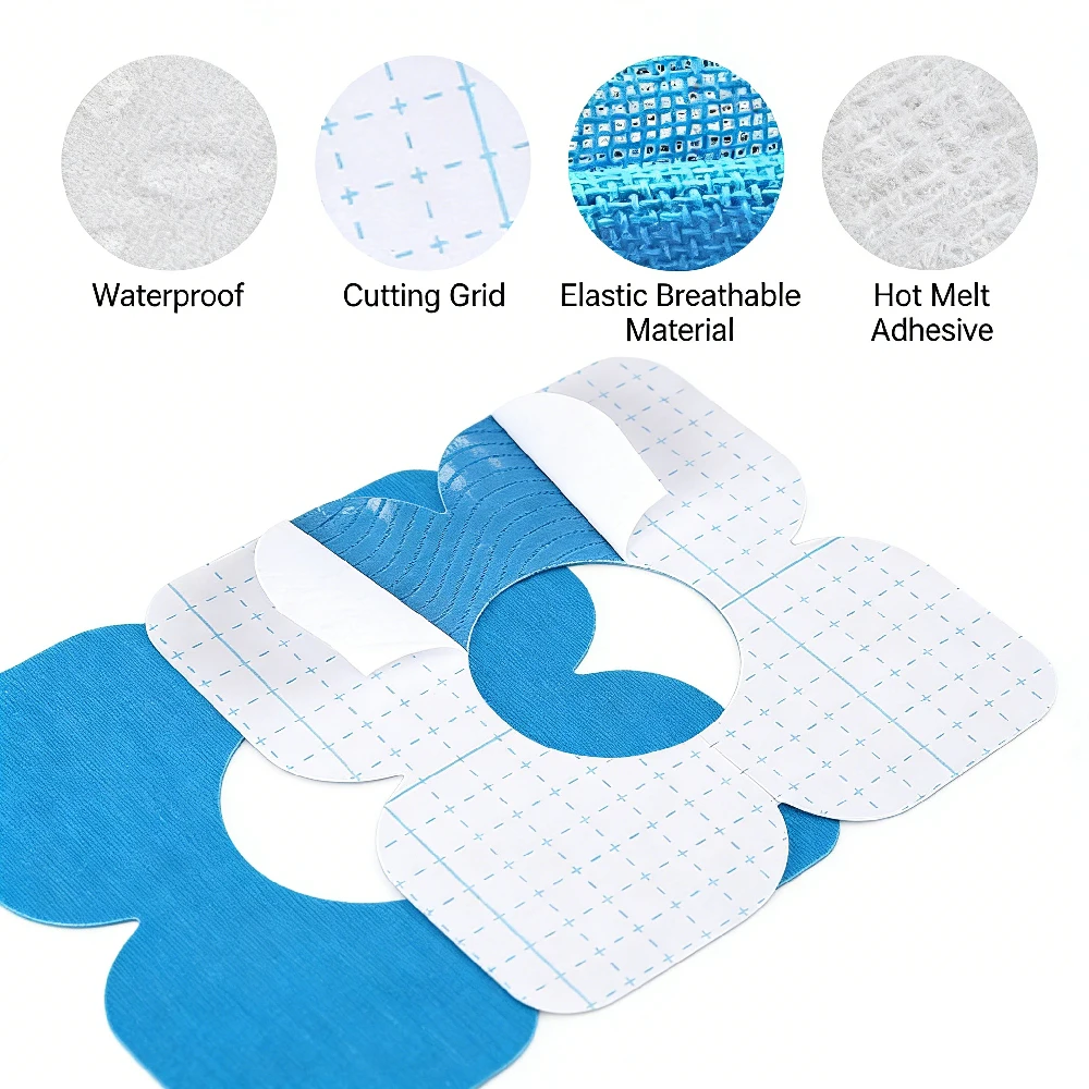 10Pcs Set Pre-Cut Knee Kinesio - Sports Taping Precut ulasan dan harga